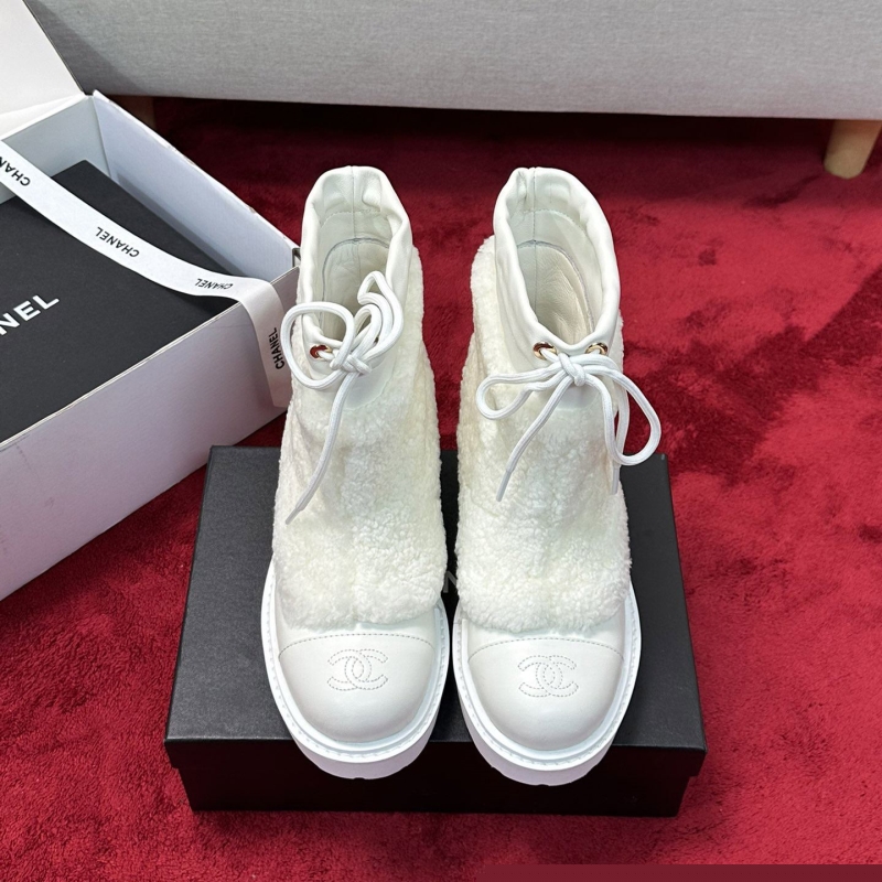 Ch*el leather shoes